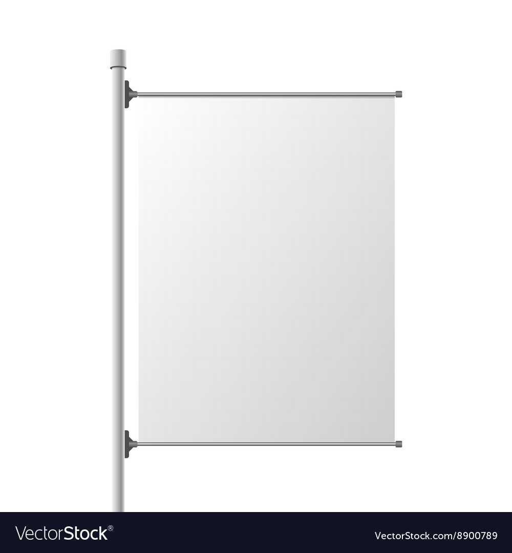 Big Street Banner Realistic Template In Street Banner Template