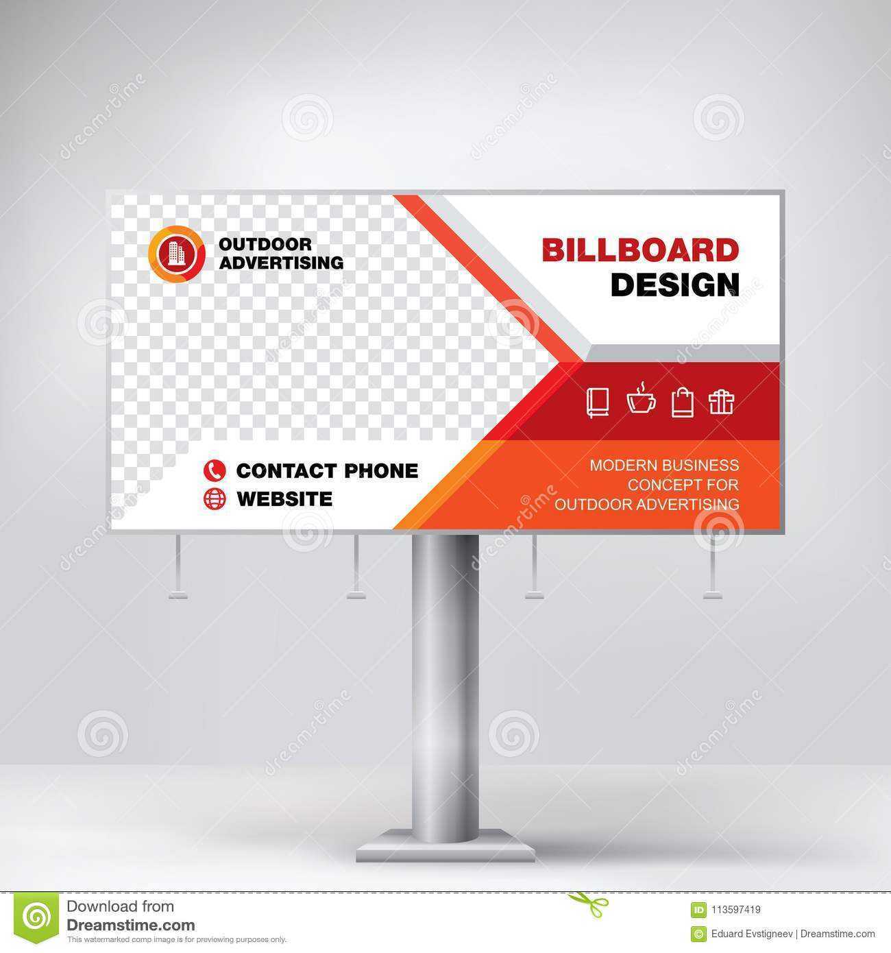 Billboard Design, Template Banner For Outdoor Advertising Throughout Outdoor Banner Design Templates