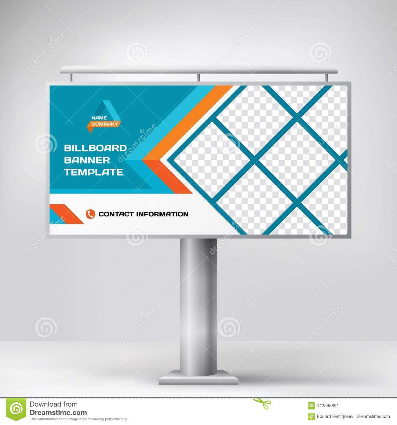 Billboard Design, Template Banner For Outdoor Advertising With Regard To Outdoor Banner Template