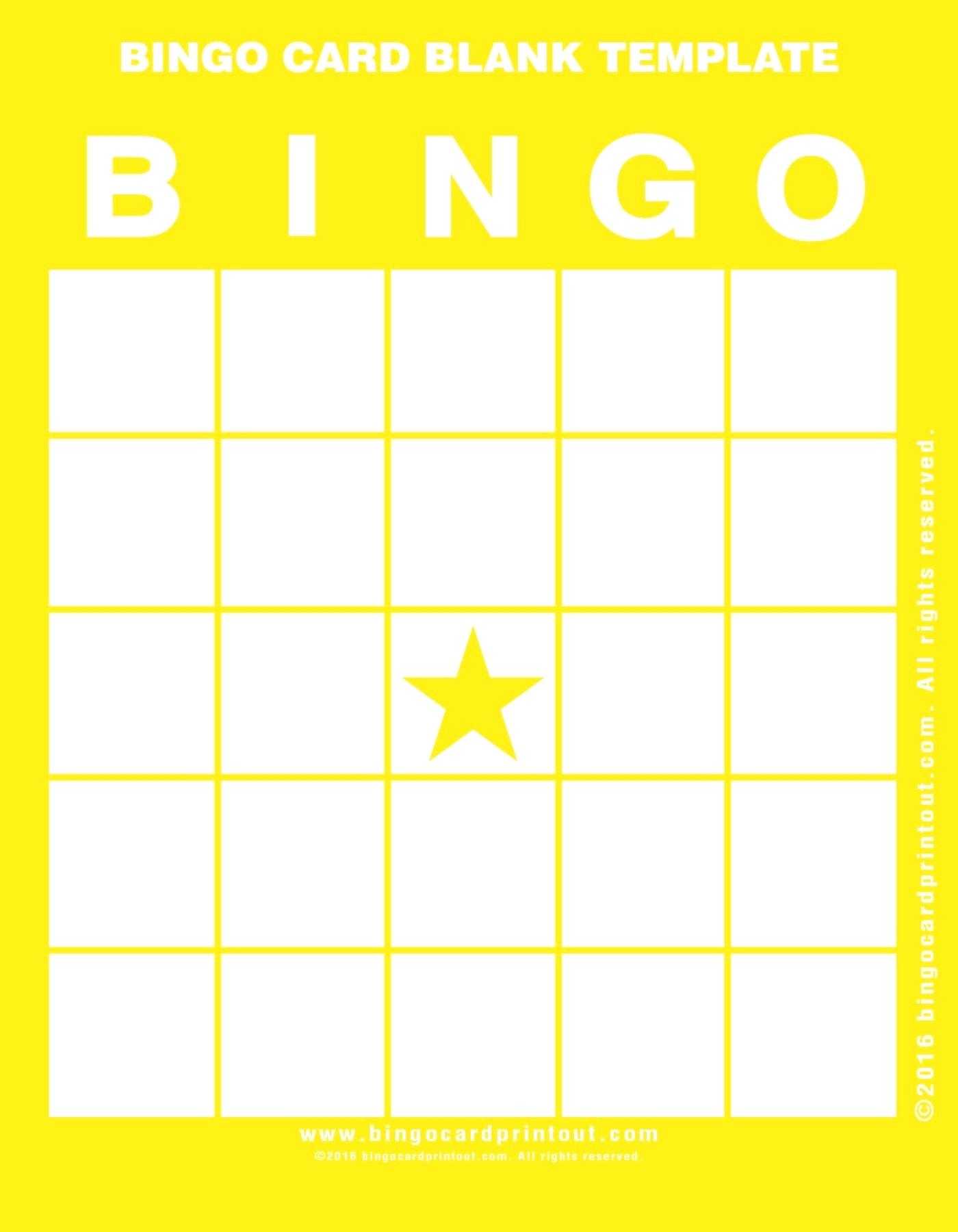 Bingo Card Templates – Lassosheet.co Pertaining To Bingo Card Template Word
