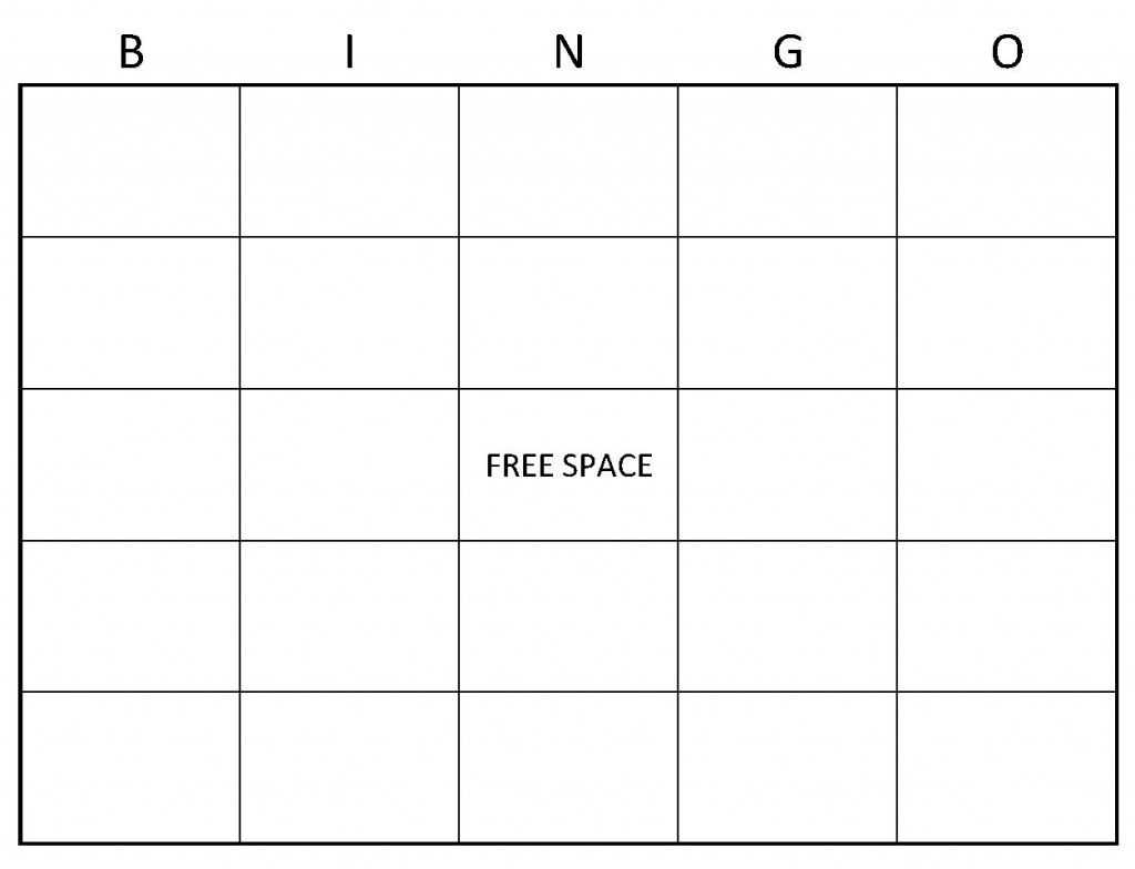 Bingo Template – Google Search | Templates | Blank Bingo Intended For Blank Bingo Template Pdf