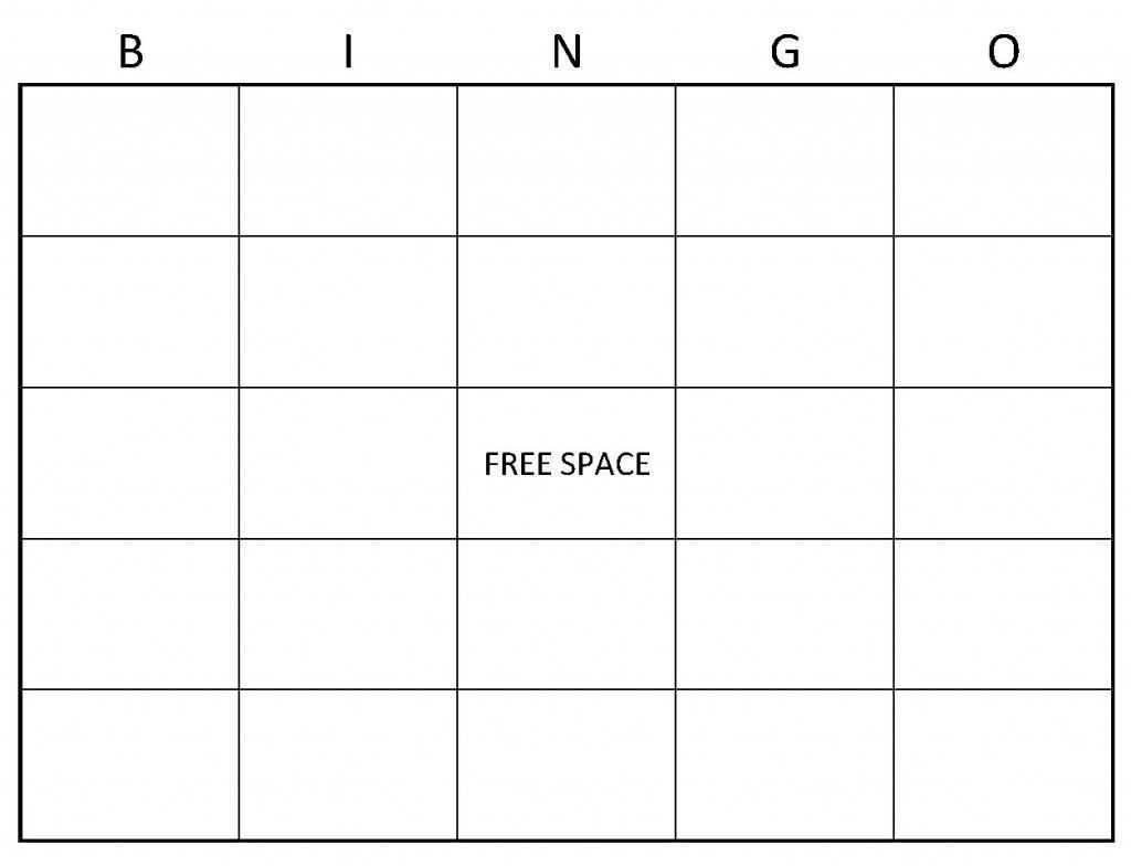 Bingo Template – Google Search | Templates | Blank Bingo Intended For Blank Bingo Template Pdf