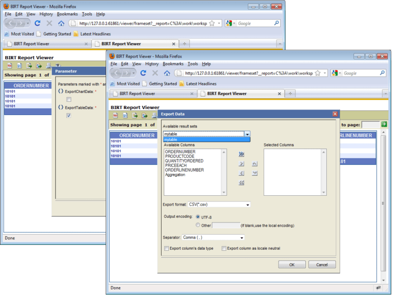 Birt Report Templates