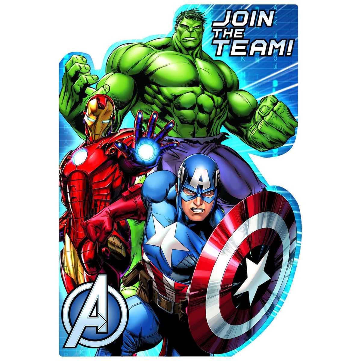 Birthday Invitation Avengers | Invitation Templates (Free) Pertaining To Avengers Birthday Card Template