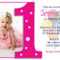 Birthday Party : First Birthday Invitations – Card With First Birthday Invitation Card Template