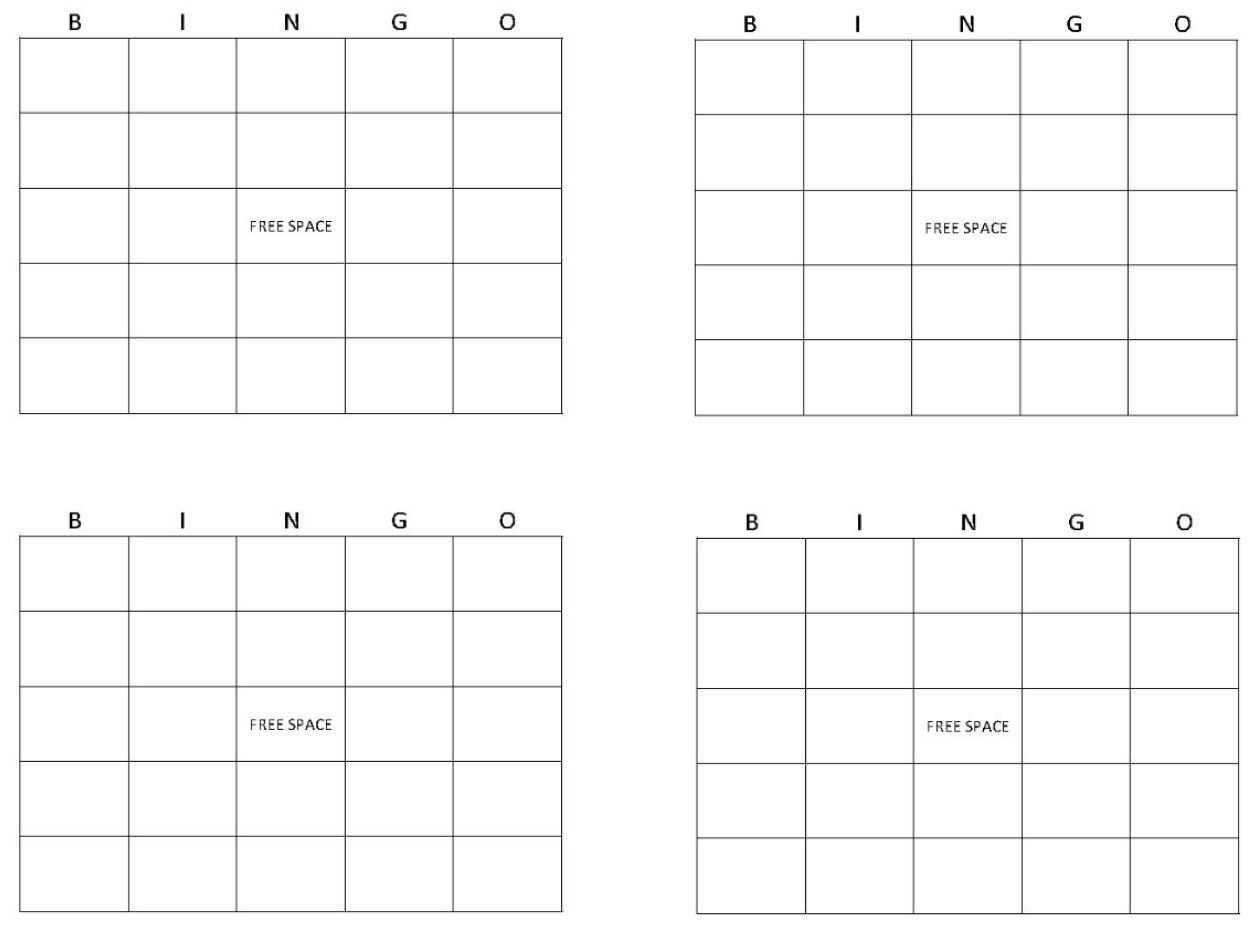 Blank Bingo Cards | Get Blank Bingo Cards Here Intended For Blank Bingo Template Pdf