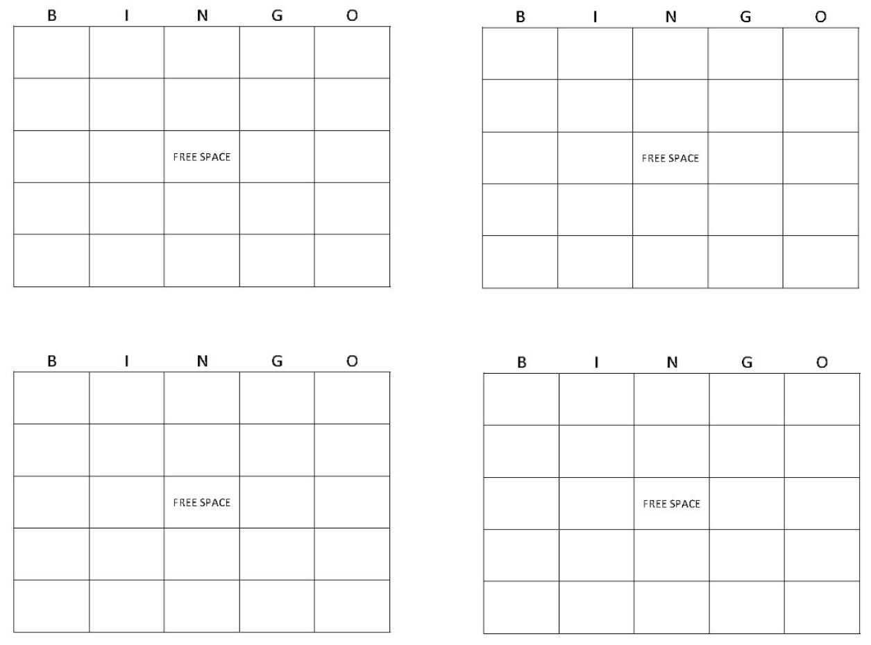 Blank Bingo Cards | Get Blank Bingo Cards Here Intended For Blank Bingo Template Pdf