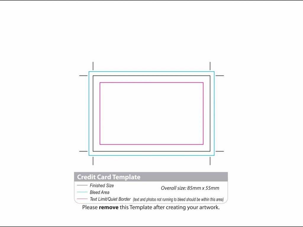 Blank Business Card Size Template Word Standard Microsoft In Intended For Credit Card Size Template For Word