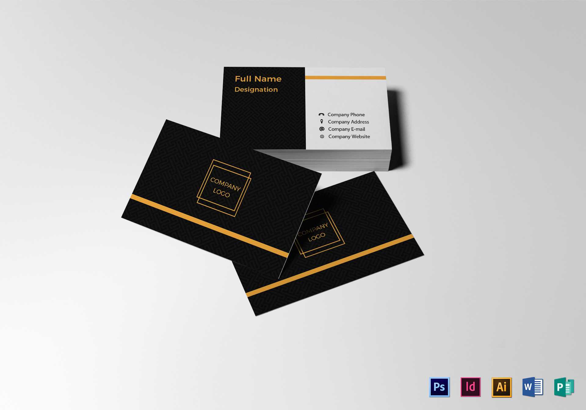 Blank Business Card Template Throughout Company Business Cards Templates