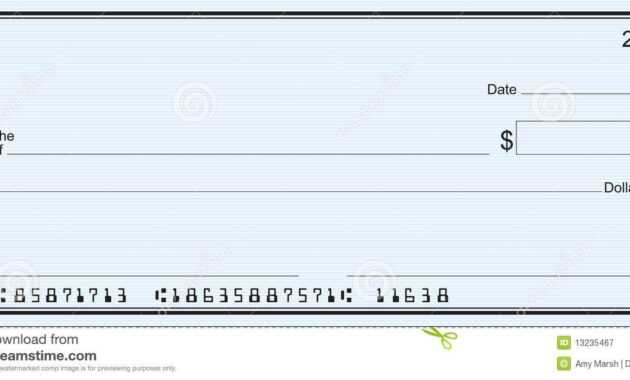 Blank Business Check Template | Blank Check | Printable regarding Blank Check Templates For Microsoft Word