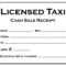 Blank Cab Receipts (7) | Budget Spreadsheet For Blank Taxi Receipt Template