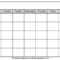Blank Calendar – Beta Calendars Throughout Blank Calander Template