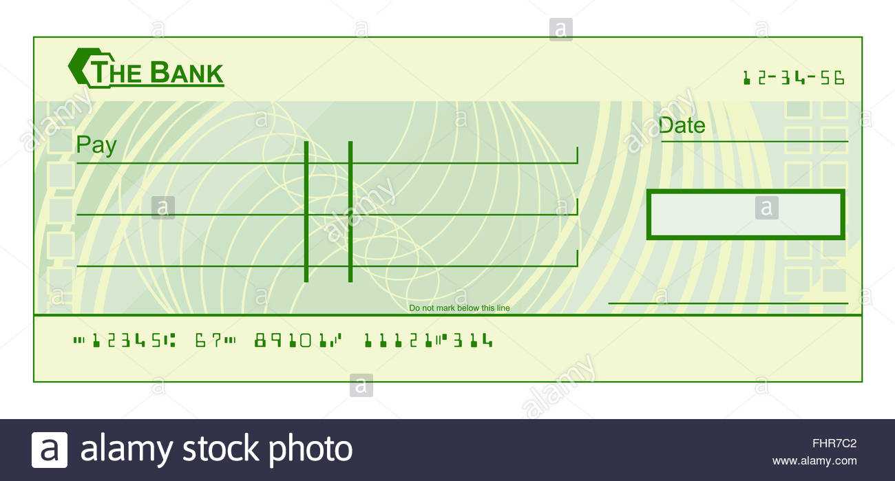 Blank Cheque Stock Photos & Blank Cheque Stock Images – Alamy Regarding Blank Cheque Template Uk