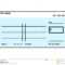 Blank English Cheque Stock Illustration. Illustration Of Intended For Blank Cheque Template Uk