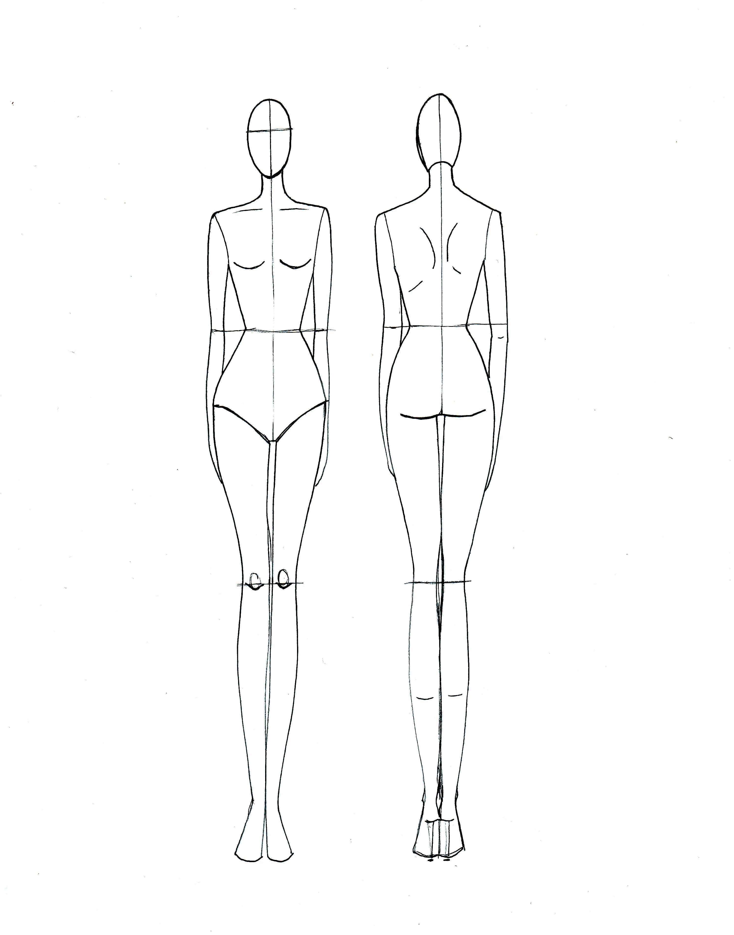 Blank Fashion Design Models In 2019 | Fashion Illustration Inside Blank Model Sketch Template
