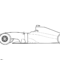 Blank Formula 1 Race Car Coloring Page | Free Printable Throughout Blank Race Car Templates