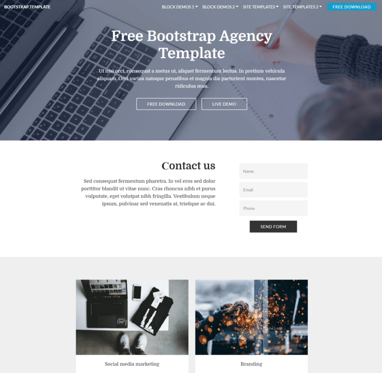 Blank Html Templates Free Download Atlantaauctionco Regarding Blank 