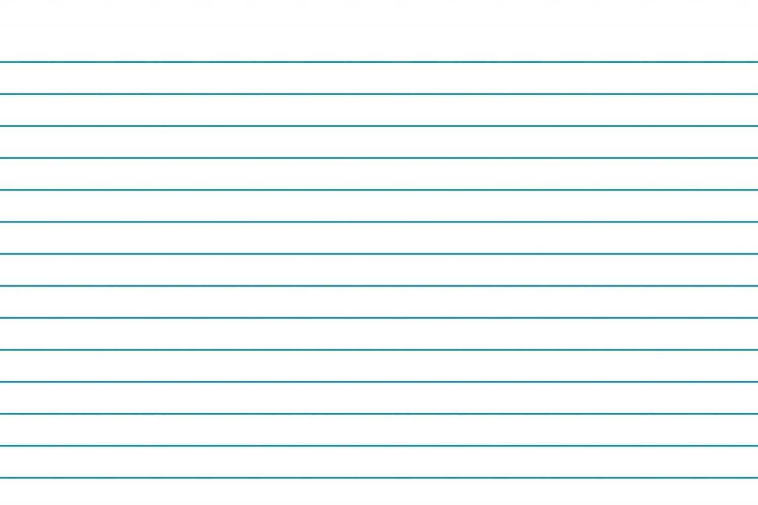 Blank Index Card Template With 3 By 5 Index Card Template