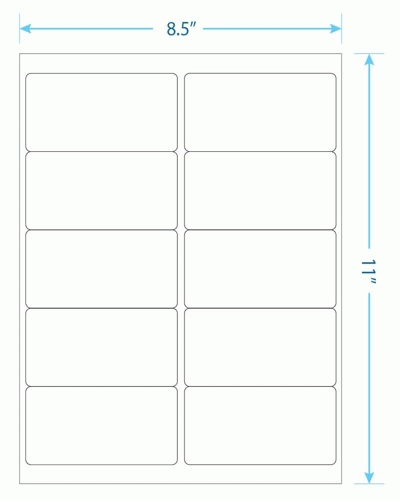 Blank Label Printing Template - Pdf & Doc Download Throughout 8 Labels Per Sheet Template Word