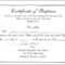 Blank Marriage Certificate Template. This Was Also 22×30 Within Blank Marriage Certificate Template