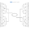 Blank Ncaa Tournament Brackets To Print For Men's March In Blank March Madness Bracket Template