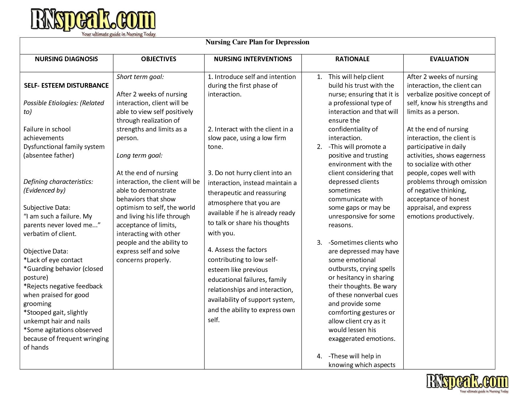 Blank Nursing Care Plan Template Best Image List Of Nursing Throughout Nursing Care Plan Templates Blank