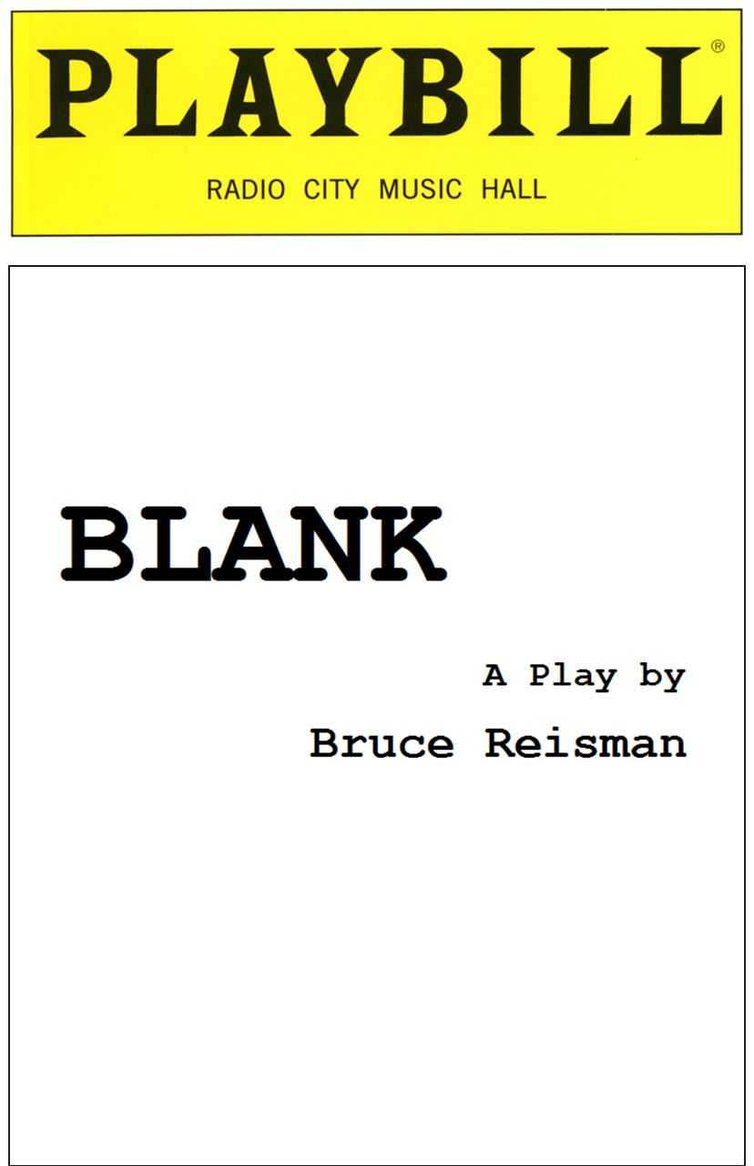 Playbill Template Word Professional Template