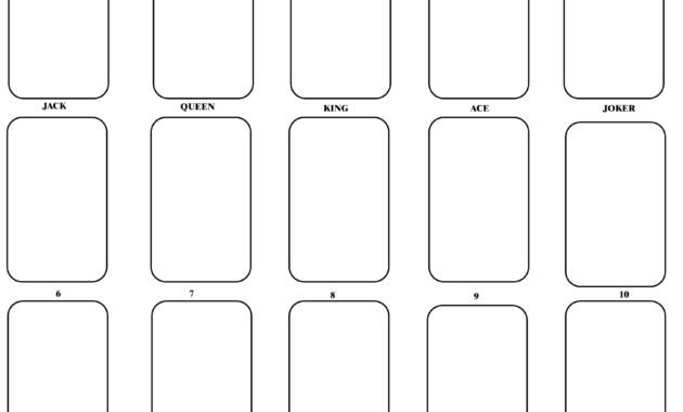 Blank Playing Card Template | One Day | Blank Playing Cards regarding Deck Of Cards Template