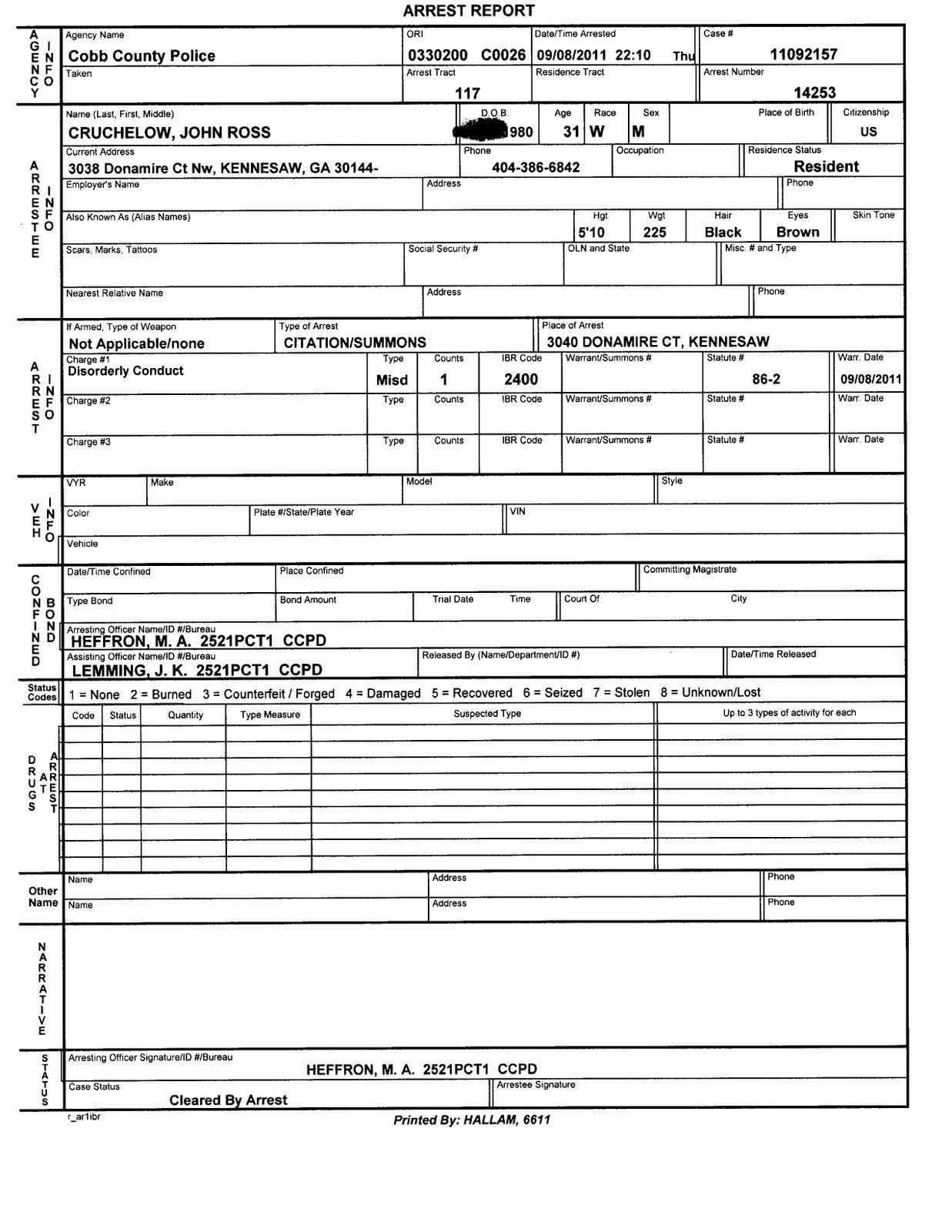 Blank Police Report Template | Identity Theft Police Report Inside Blank Police Report Template