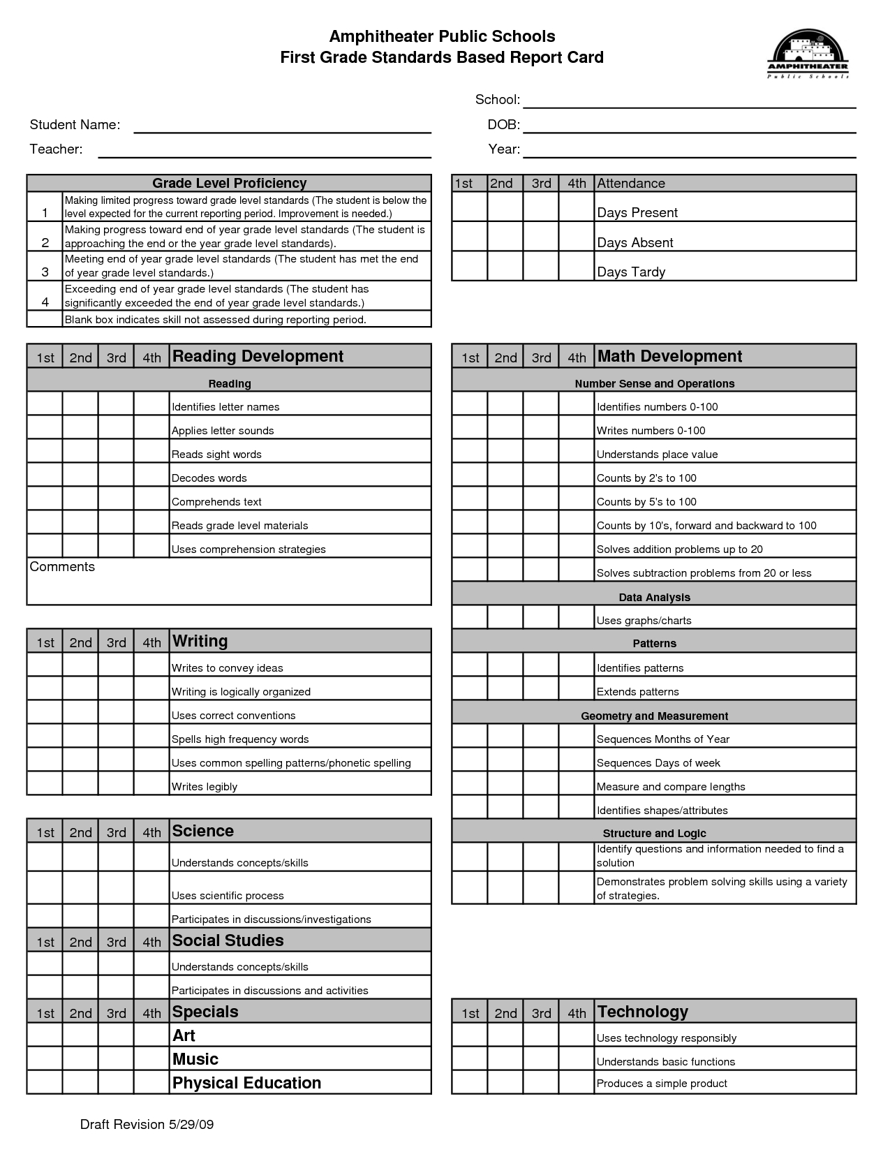 Blank Report Card Template | School Report Card, Report Card Pertaining To Fake Report Card Template