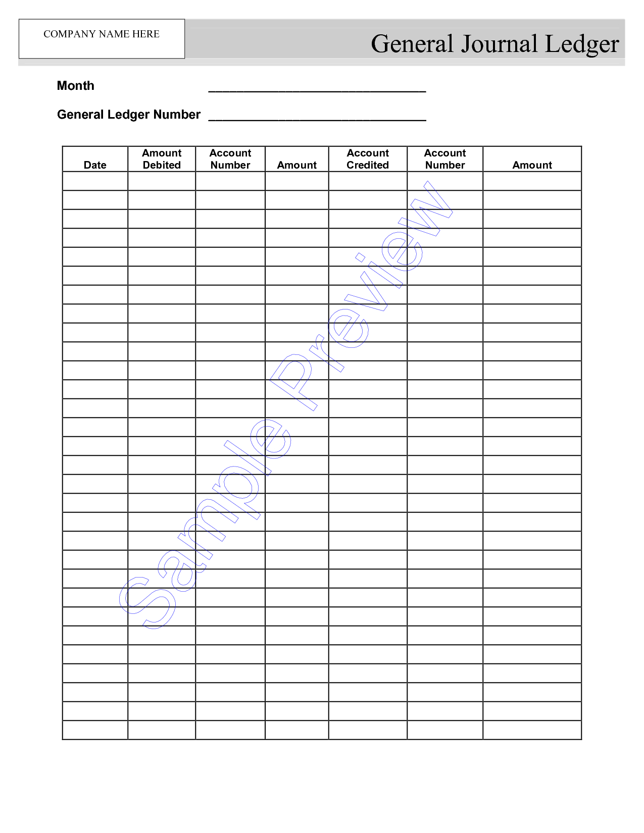 Blank Self Employment Ledger Sheets – Google Search | Small In Blank Ledger Template