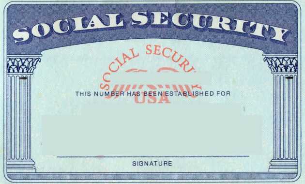 Blank Social Security Card Template | Social Security Card intended for Ssn Card Template