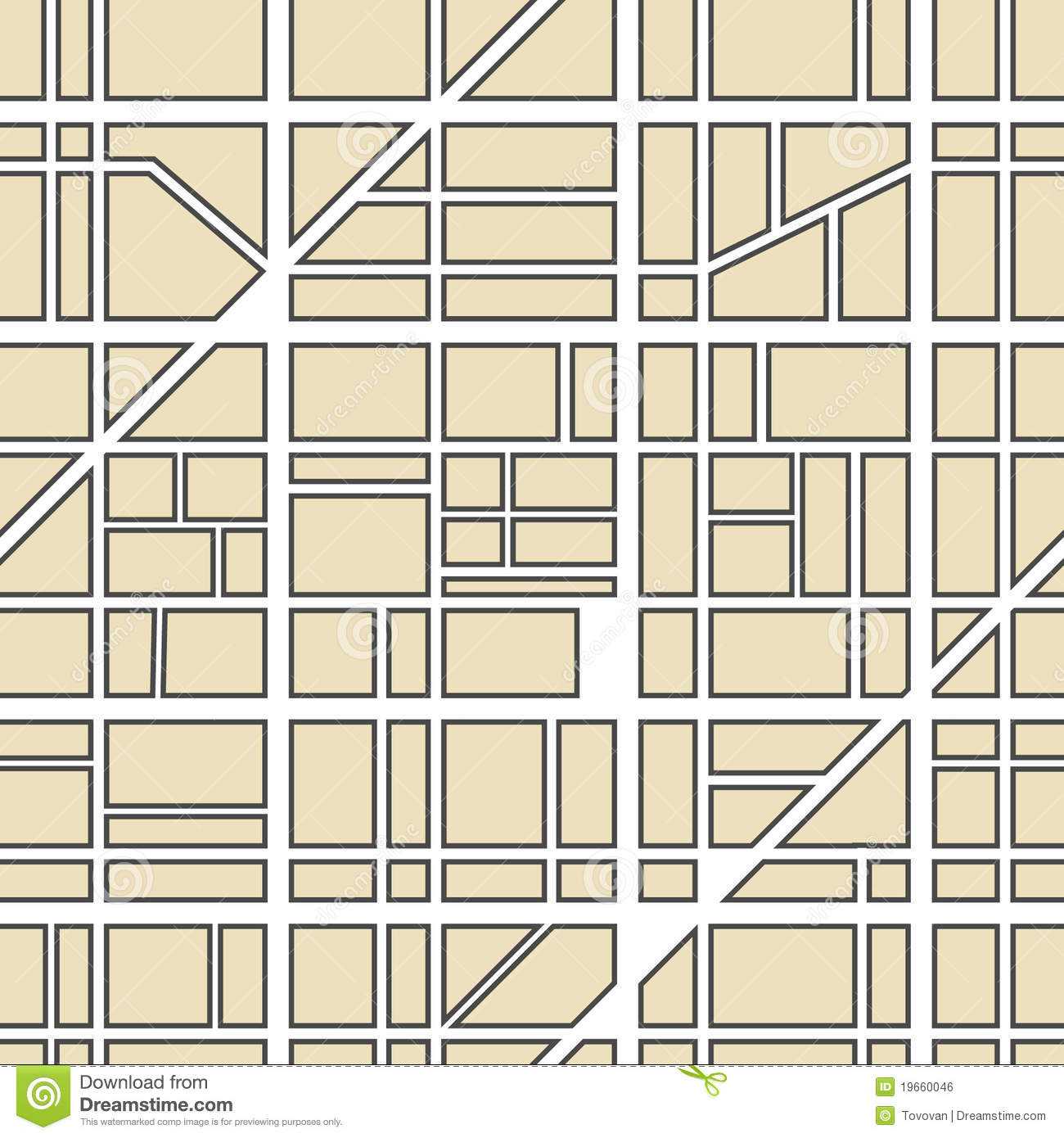 Blank Street Map Template. Blank Street Map Template Draw A Throughout Blank City Map Template