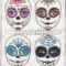 Blank Sugar Skull Template – Google Search | Sugar Skulls In With Regard To Blank Sugar Skull Template