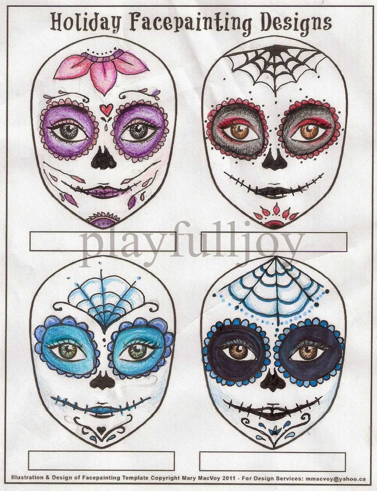 Blank Sugar Skull Template – Google Search | Sugar Skulls In With Regard To Blank Sugar Skull Template