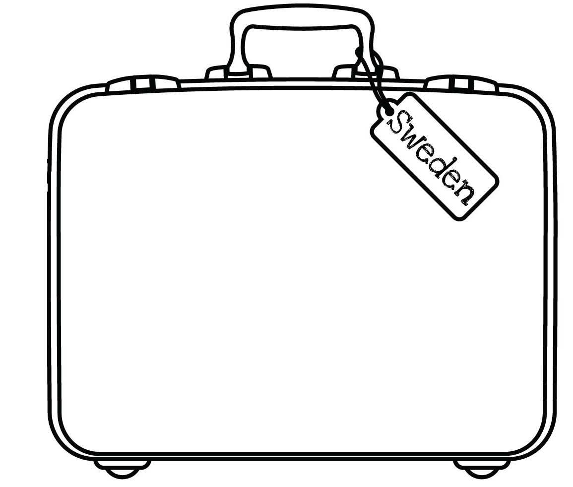 Blank Suitcase Template - Atlantaauctionco For Blank Suitcase Template