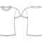 Blank T Shirt Template Front And Back In Blank T Shirt Outline Template