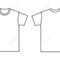 Blank T Shirt Template. Front And Back Pertaining To Blank Tee Shirt Template