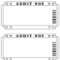 Blank Ticket … | Diy And Crafts | Ticket Template, Printable Intended For Blank Admission Ticket Template