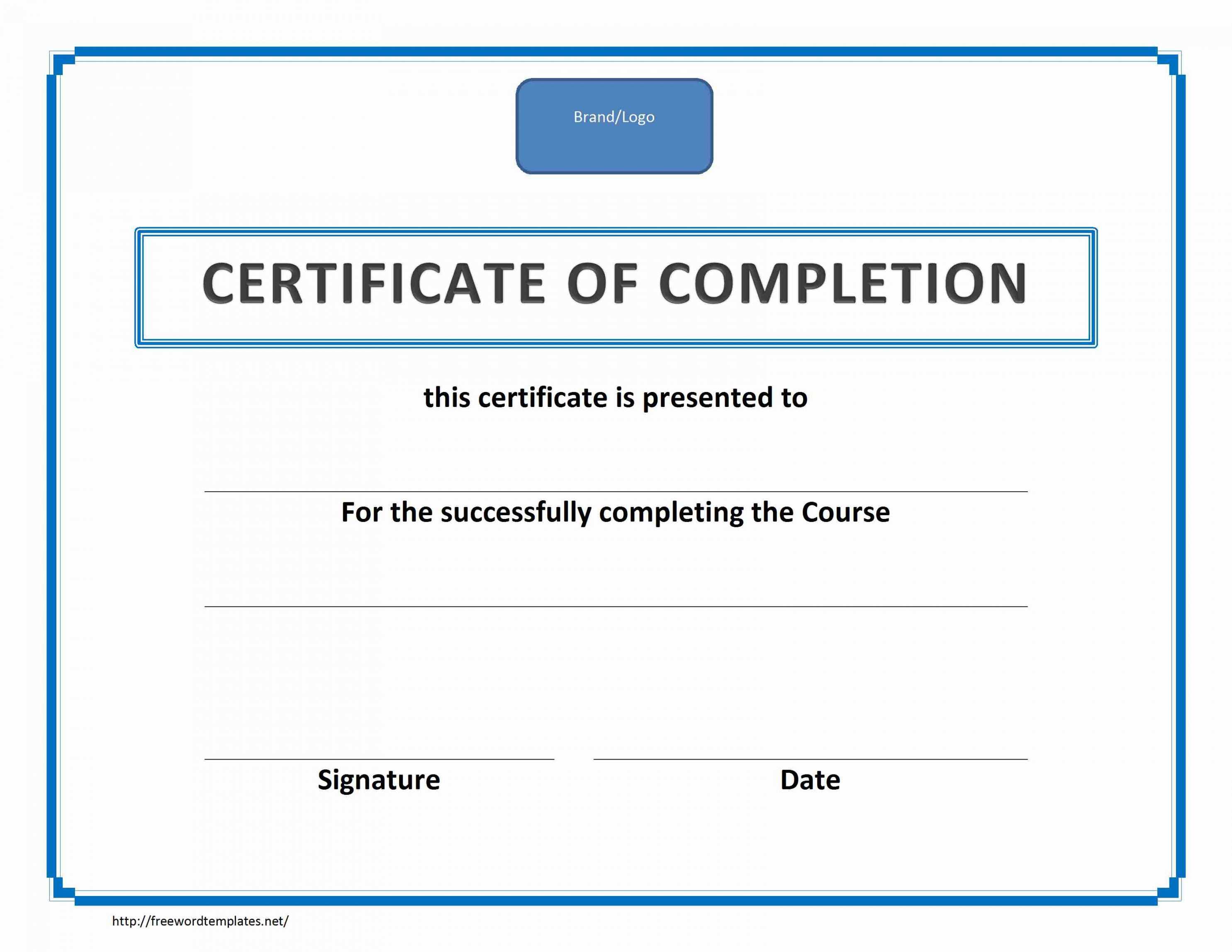 Blank Training Certificates Koranstickenco Fall Protection For Fall Protection Certification Template