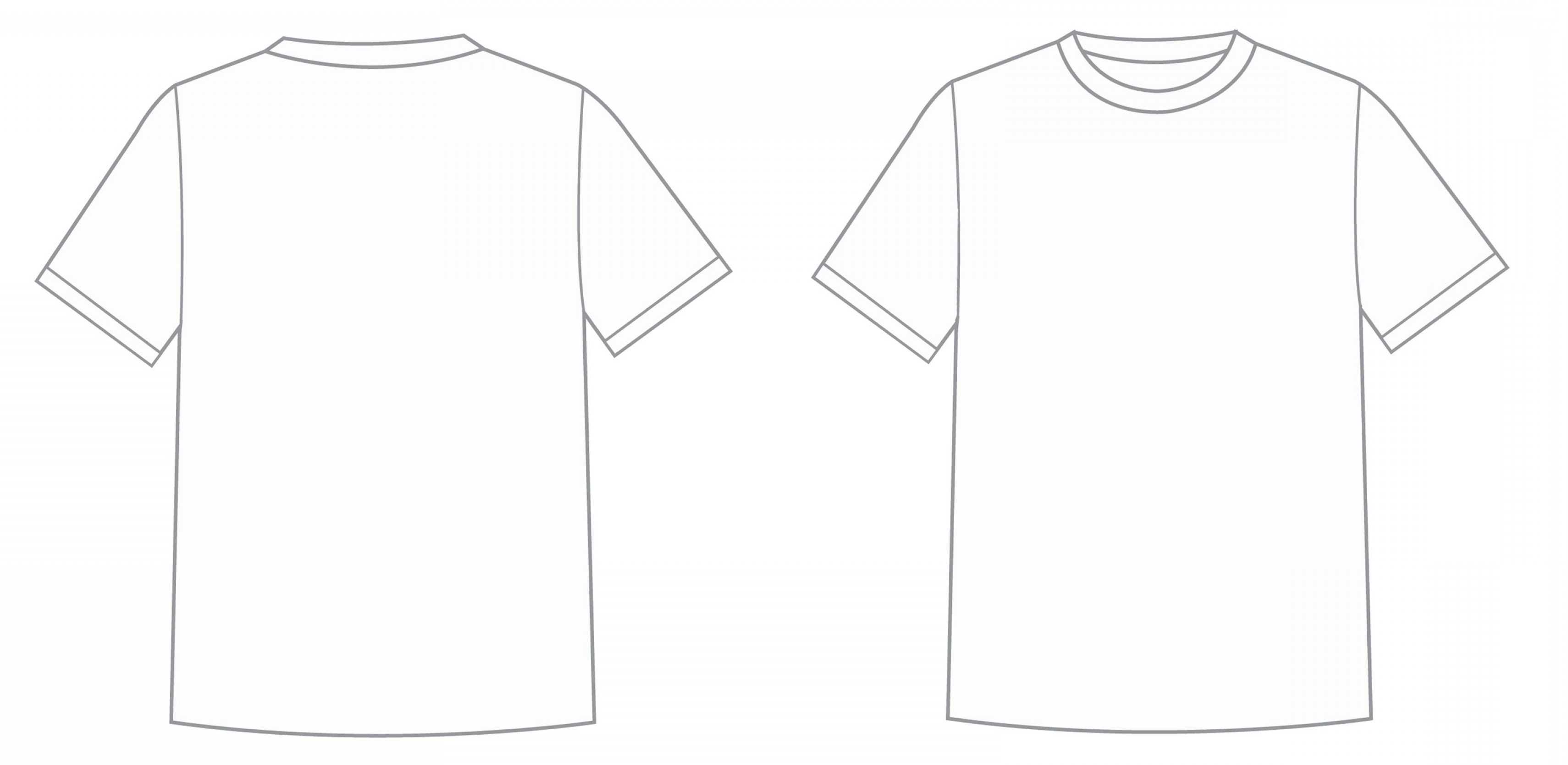 Blank Vector Tee Shirts | Soidergi With Regard To Blank V Neck T Shirt Template