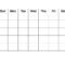 Blank Weekly Calendars Printable | Free Printable Calendar With Regard To Blank Activity Calendar Template