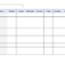 Blank Weekly Work Schedule Template | Schedule | Cleaning Inside Blank Cleaning Schedule Template