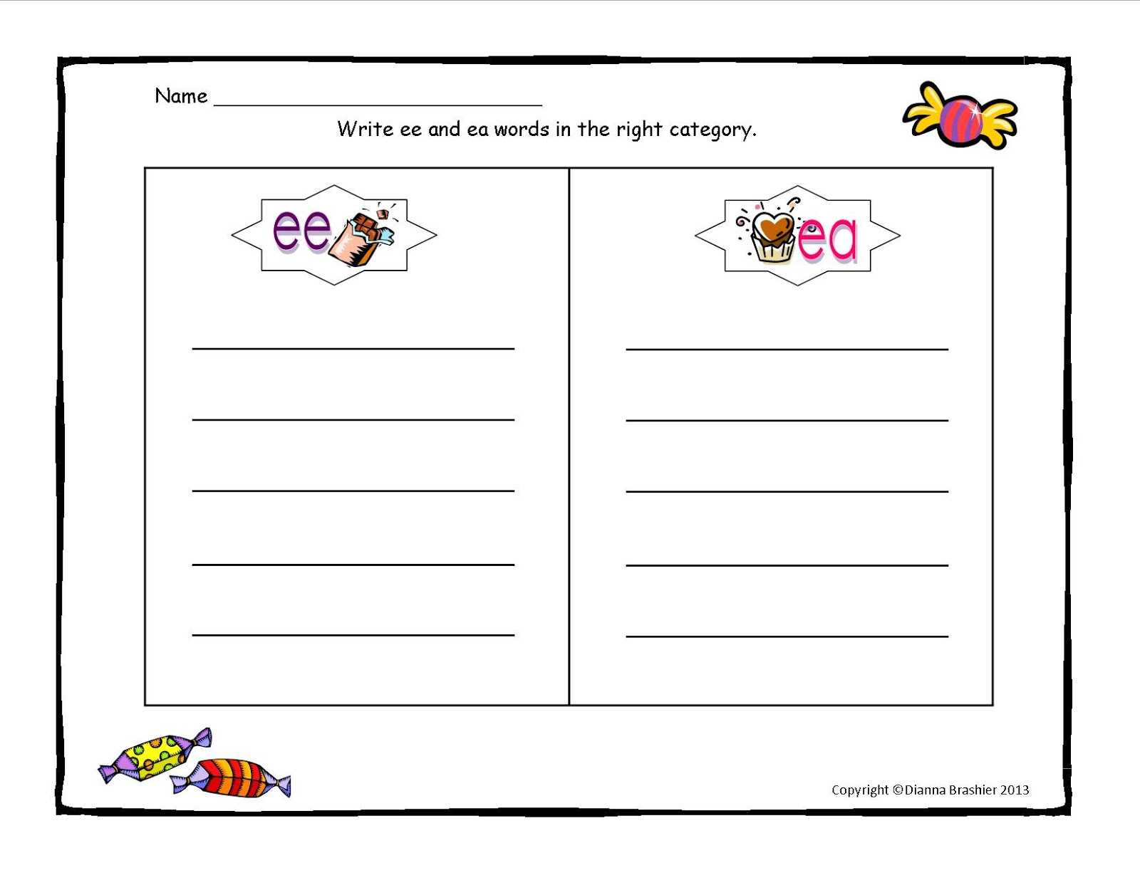 Blank Word Sort Template. Teaching Spelling Word Work On Intended For Words Their Way Blank Sort Template