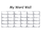 Blank+Printable+Word+Wall+Templates | Descriptive Words Within Blank Word Wall Template Free