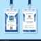 Blue Employee Id Card Design Template in Company Id Card Design Template