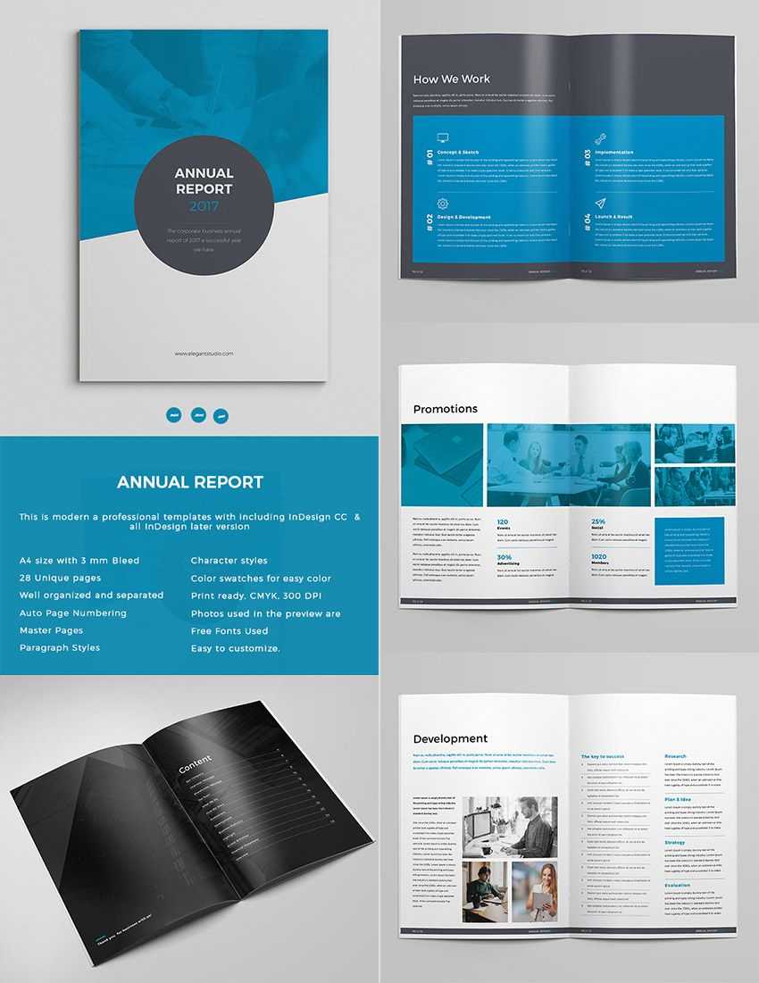 Bold Annual Report Template Indesign Design Set | Graphic Throughout Free Annual Report Template Indesign