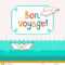 Bon Voyage Card Illustration 58702570 – Megapixl Pertaining To Bon Voyage Card Template