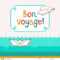 Bon Voyage Card Illustration 58702570 – Megapixl Pertaining To Bon Voyage Card Template