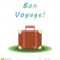 Bon Voyage Suitcase. Vector Illustration Stock Vector For Bon Voyage Card Template